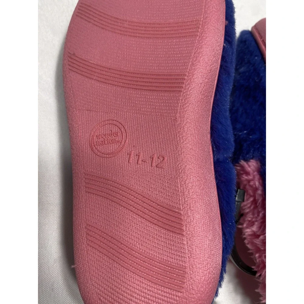 wonder nation toddler girls rocket planet solar system slippers size‎ 11-12